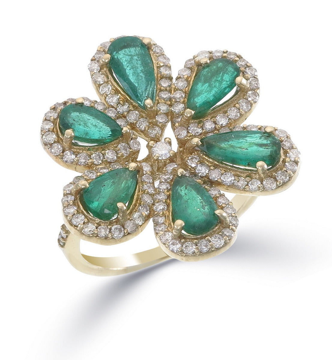 The Emerald Bloom Ring