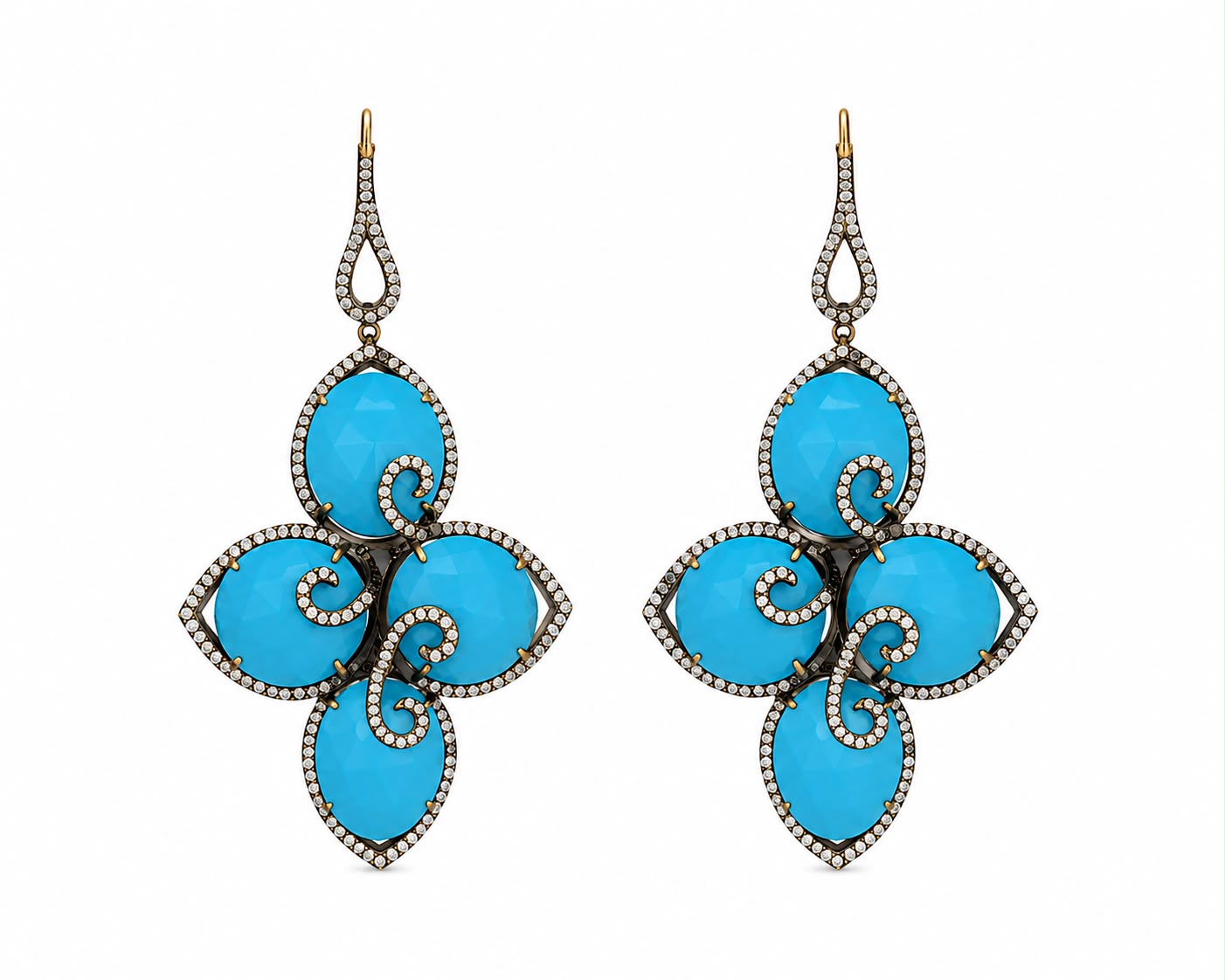 Kashgar Bloom Cascade Earrings