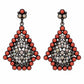 Ember Lattice Drop Earrings