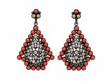 Ember Lattice Drop Earrings