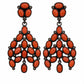 Coral Chandelier Drops