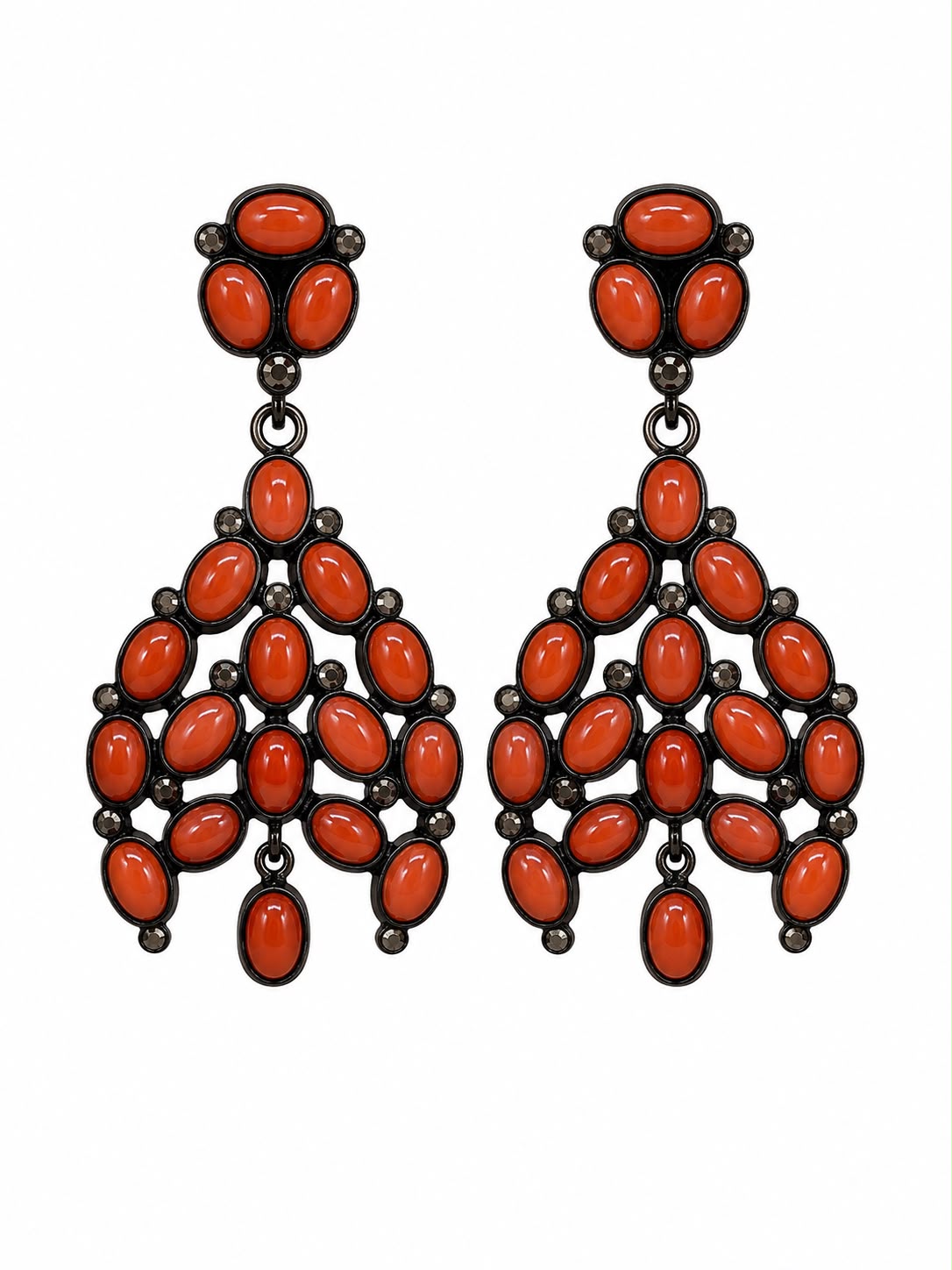 Coral Chandelier Drops
