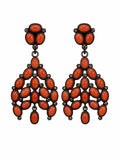 Coral Chandelier Drops