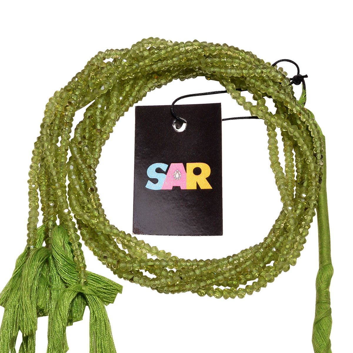 Peridot Stone Faceted Beads, 3-3.5mm (Round Shape)