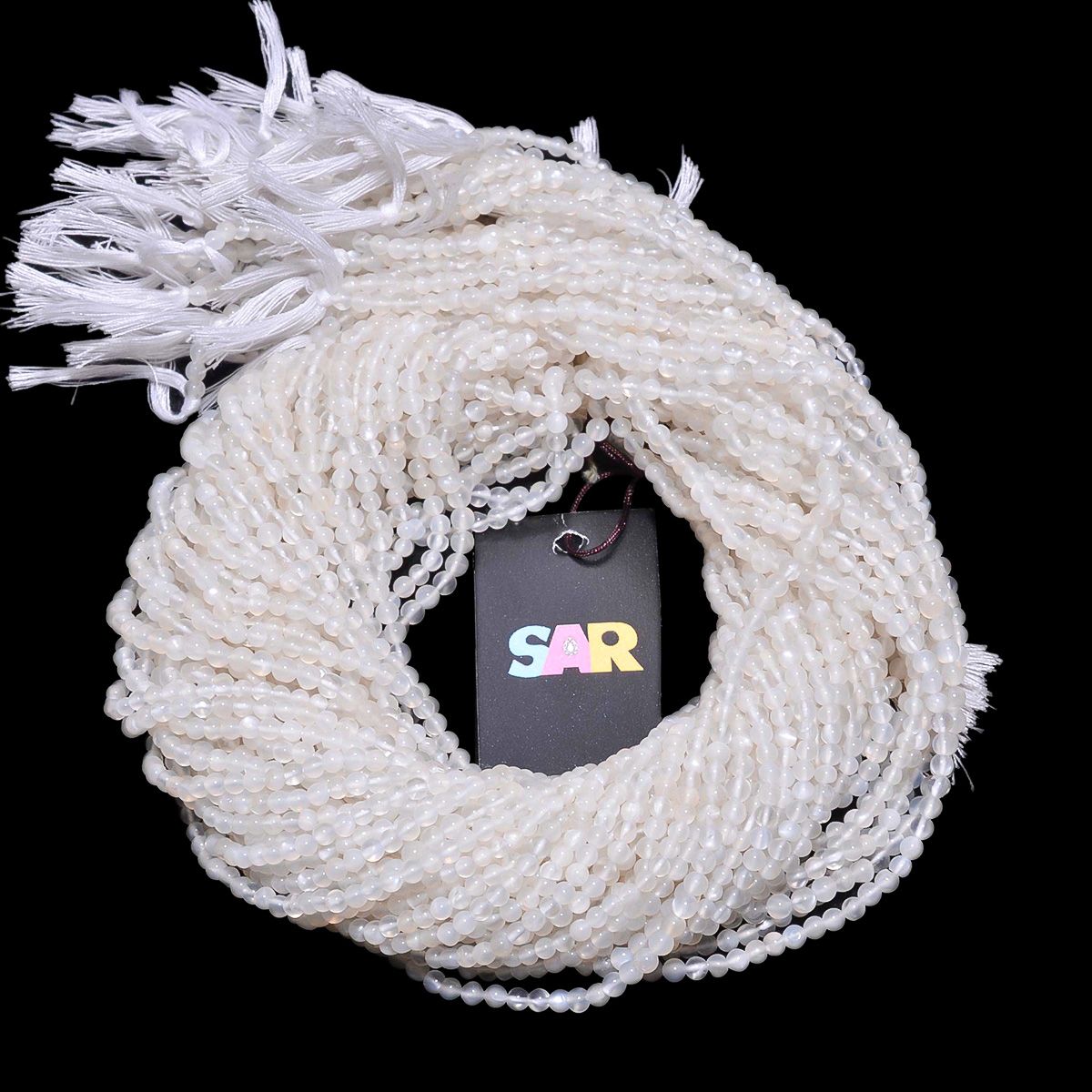 Moon Stone 3-3.5mm Smooth Round Beads Strand, Moon Stone Plain Round Beads, Moonstone Round Beads, Moon Stone