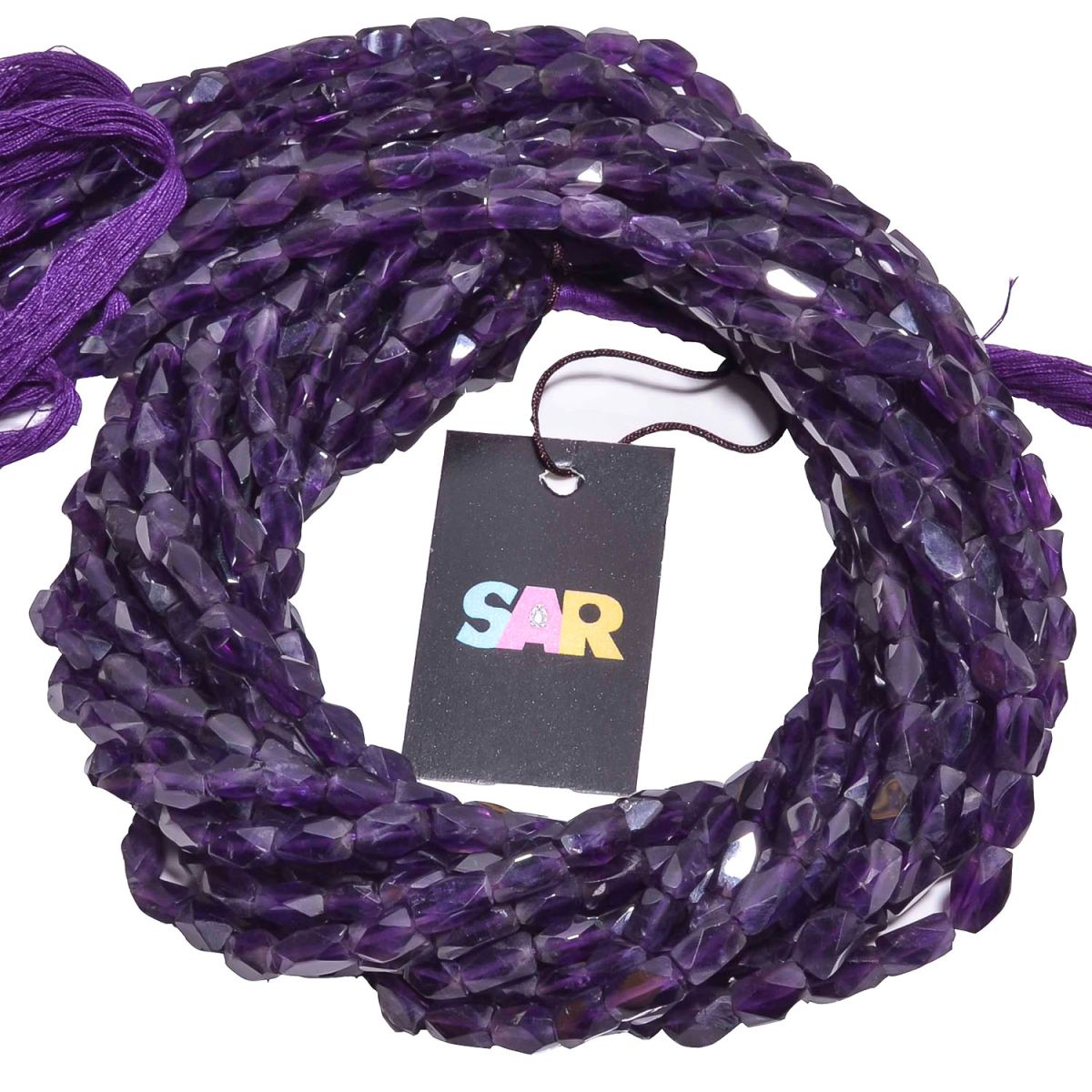 African Amethyst  7x3-8x3mm Faceted Cube Beads Strand, African Amethyst Faceted Cube Beads, Amethyst Faceted Cube Beads