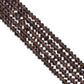 Smoky Quartz 5-6.5mm Smooth Roundel Beads Strand, Smoky Quartz Plain Roundel Beads, Smoky Quartz Beads Strand