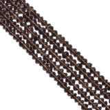 Smoky Quartz 5-6.5mm Smooth Roundel Beads Strand, Smoky Quartz Plain Roundel Beads, Smoky Quartz Beads Strand