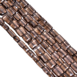 Smoky Quartz 6x5-10x8mm Smooth Chewing Gum Beads Strand, Smoky Quartz Plain Chewing Gum Beads, Smoky Quartz
