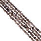 Smoky Quartz 5.5mm Smooth Trillion Beads Strand, Smoky Quartz Plain Trillion Beads, Smoky Quartz