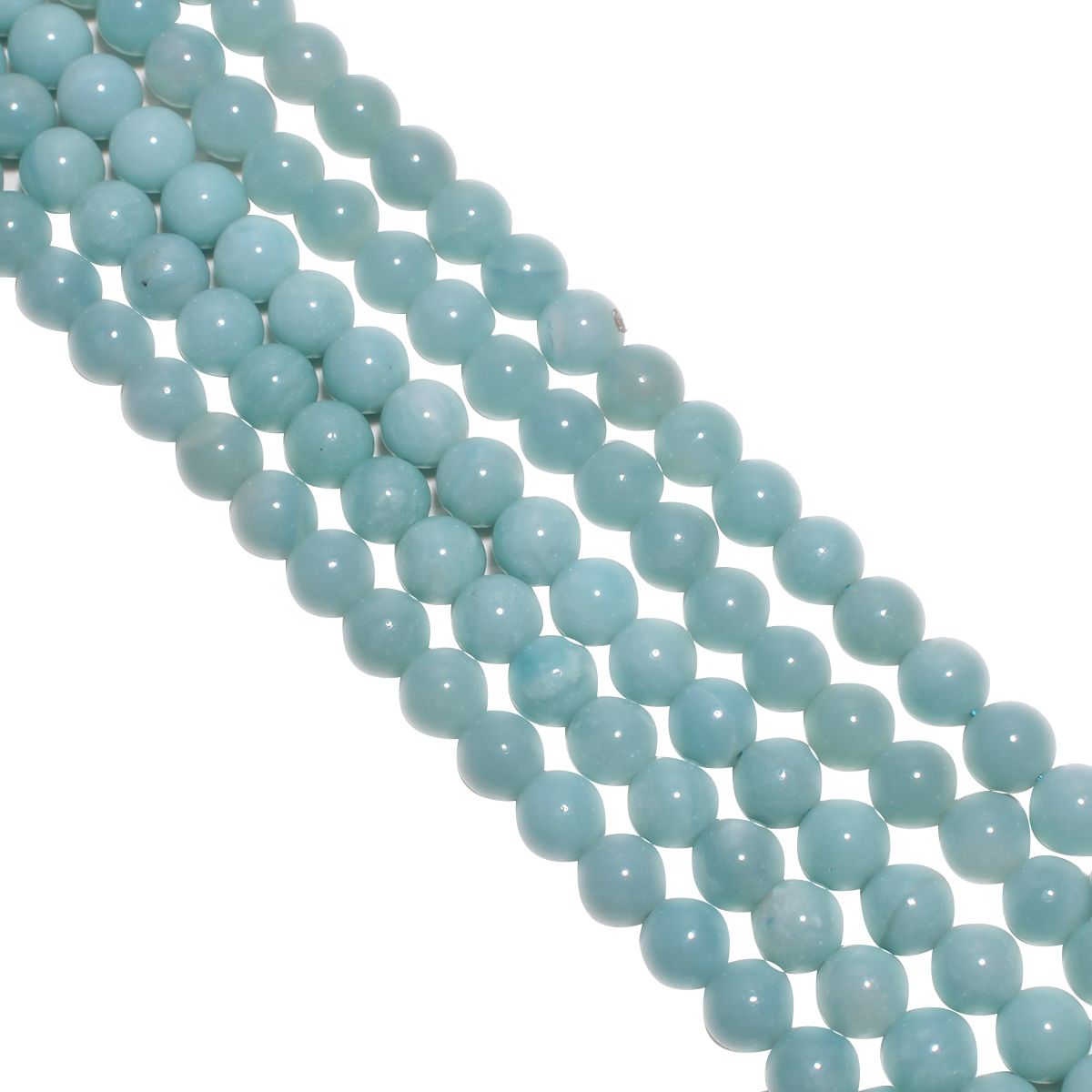 Amazonite Round Ball Shape-8 mm Plain Stone Beads