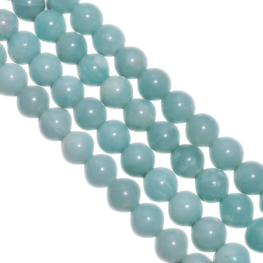 Amazonite Plain Stone Beads -12MM( Round Ball Shape)