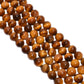 Brown Tiger Eye Plain Beads 10 mm Size, (Round Ball Shape)