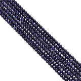 Blue Sunstone Smooth Beaded Beads 3-3.2mm With Round Shape