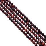 Red Tiger Eye 6 mm Size Smooth Stone Beads In  Round Ball Shape