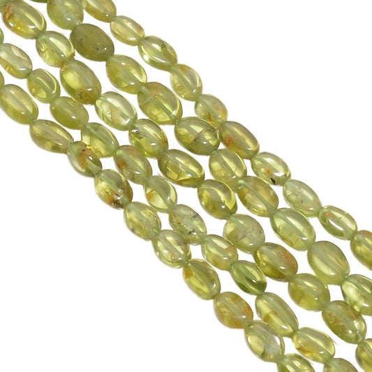 Peridot 6x3-6x4mm Smooth Oval Beads Strand, Peridot Smooth Oval Beads Strand, Peridot Smooth Oval Beads