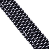 Black And White Agate Smooth Stone Beads 6 mm With Round Ball Shape