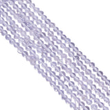 Crystal Quartz Plain Round Ball Stone Beads -4 mm Size