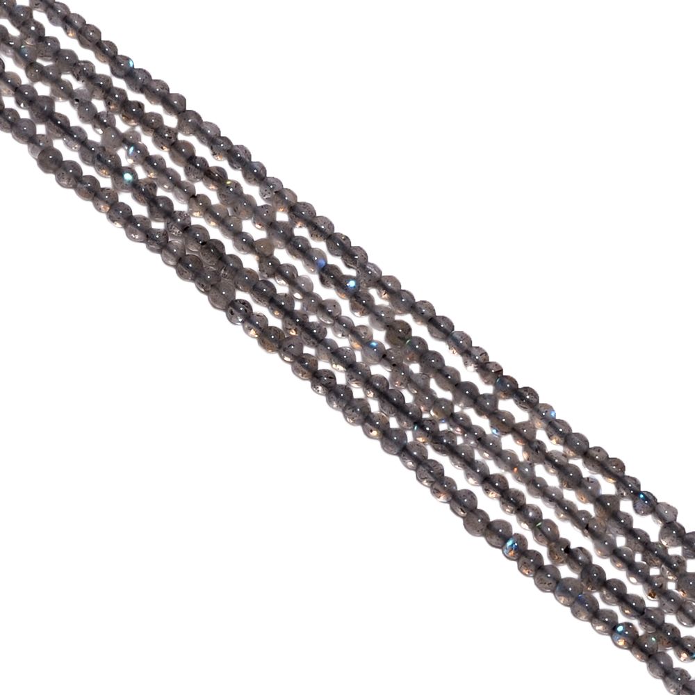 Labradorite 2mm Smooth Round Beads Strand, Labradorite Plain Round Beads