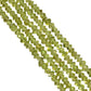 Peridot 4mm Smooth Roundel Beads Strand, Peridot Plain Roundel Beads, Peridot Beads Strand
