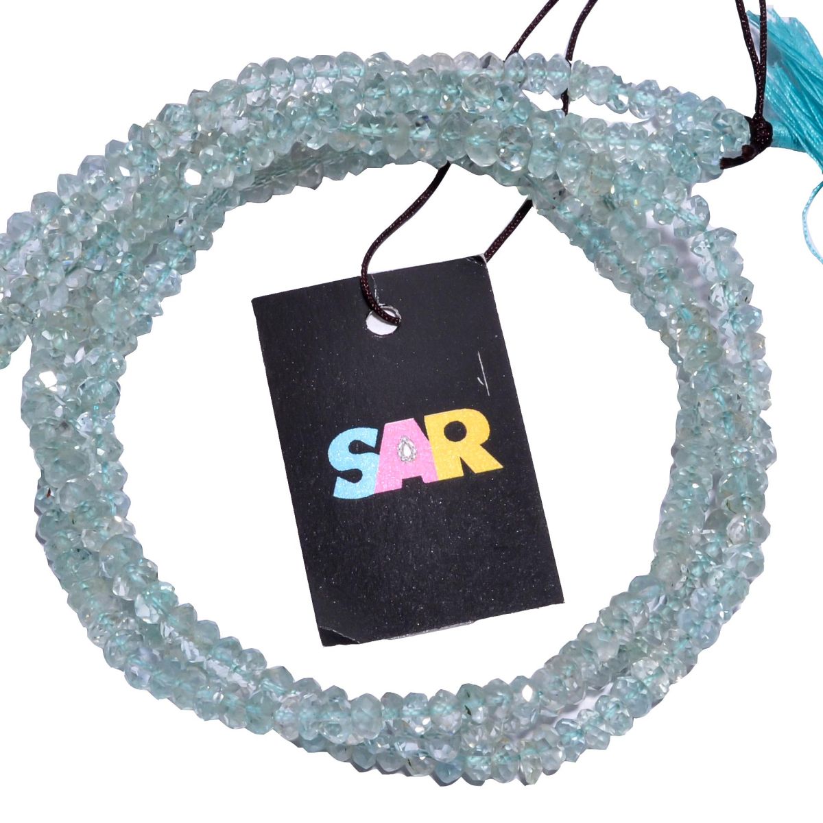 Aquamarine 5-5.5mm Faceted Roundel Beads Strand, Aquamarine Stone, Aquamarine Faceted Roundel Beads, Aquamarine