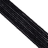 Black onyx 2 mm Smooth Stone Beads -Round Ball Shape