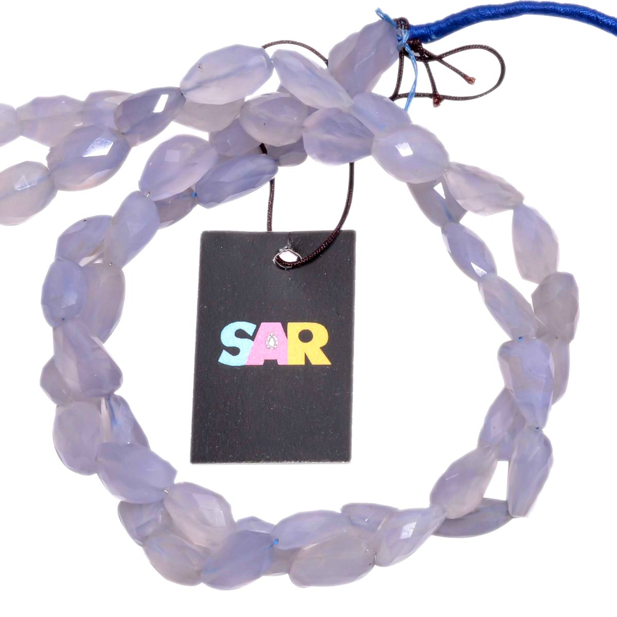 Chalcedony  Faceted Stone Beads 10x10-11x11mm With Nugget Shape