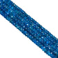 Apatite 4.5-5.5mm Faceted Roundel Beads Strand, Apatite Faceted Roundel Beads, Apatite Stone Beads
