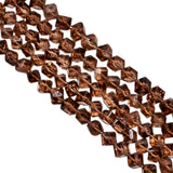 Smoky Quartz 6x4-6x5mm Faceted Dice Beads Strand, Smoky Quartz Faceted Dice Beads, Smoky Quartz