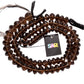 Smoky Quartz 12x18mm Faceted Roundel Beads Strand, Smoky Quartz Faceted Roundel Beads, Smoky Quartz