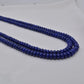 Natural Lapis Lazuli Rondelle Layered Necklace – Wedding Anniversary Gift for Her