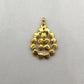 Victorian 18k Gold Hydro Ruby Pendant