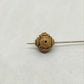 18 Karat Solid Yellow Carved Round Spacer Ball Beads