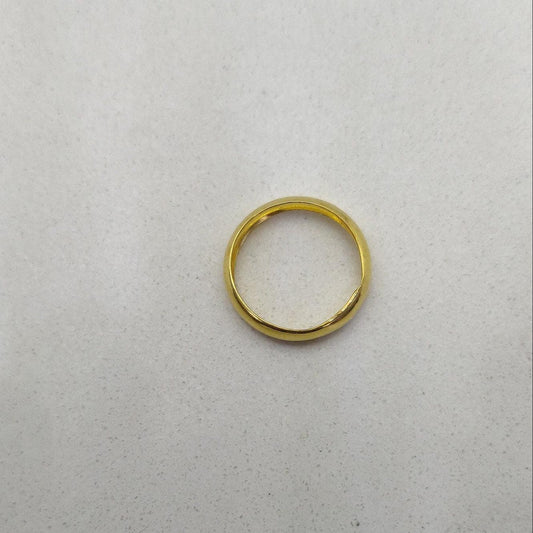 16MM Rondelle Spacer 18K Gold Round Bead Jewelry Ring: - view 3