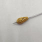18K Solid Gold Flower Lantern Spacer Bead