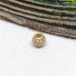 14k Solid Yellow Gold Pave Diamond Ball Beads 4 mm