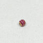 14k Solid Gold Ruby Ball Spacer Beads 4mm