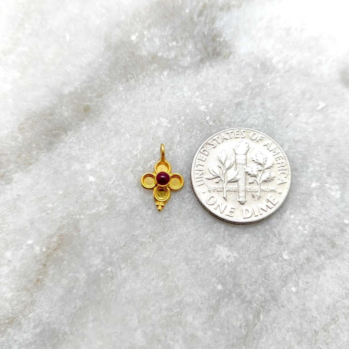 Handmade 18k Yellow Gold Charm jewelry