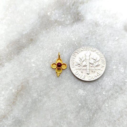 Handmade 18k Yellow Gold Charm jewelry - view 3