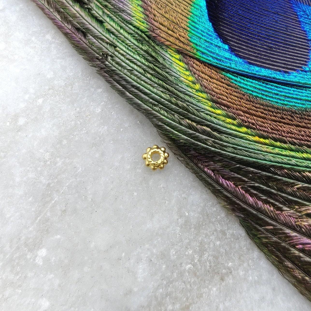 18K Gold Spacer Finding Connecter Jewelry Sold By 2