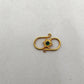 Handmade 18K Gold S Hook Clasp Lock Finding 16mm