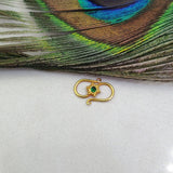 Handmade 18K Gold S Hook Clasp Lock Finding 16mm