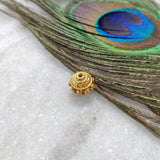 18KTT Gold Large Round Spacer Beads