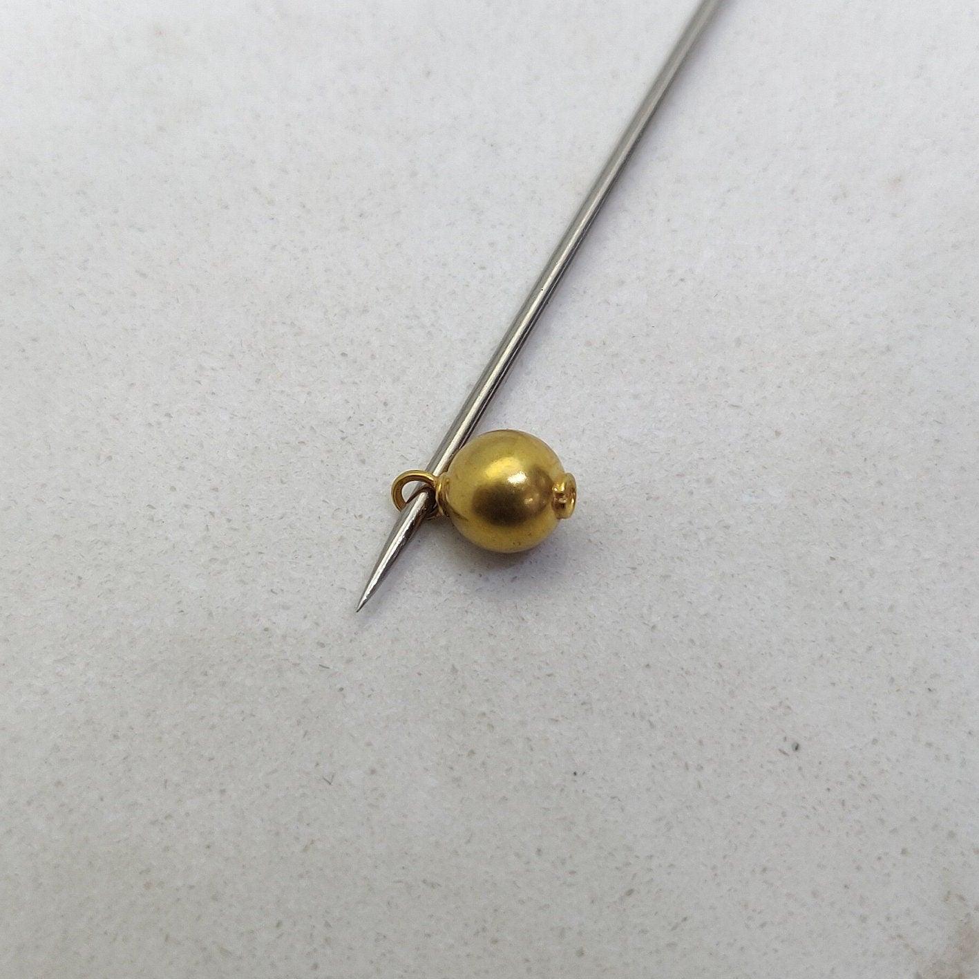 18k Solid Yellow Gold Ball Charm 5.5mm - Sar Gems