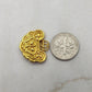 Yellow 18k Gold Floral Designer Charm Pendant