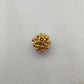 18 Karat Gold Stone Studded Oval Spacer Beads 15x11mm