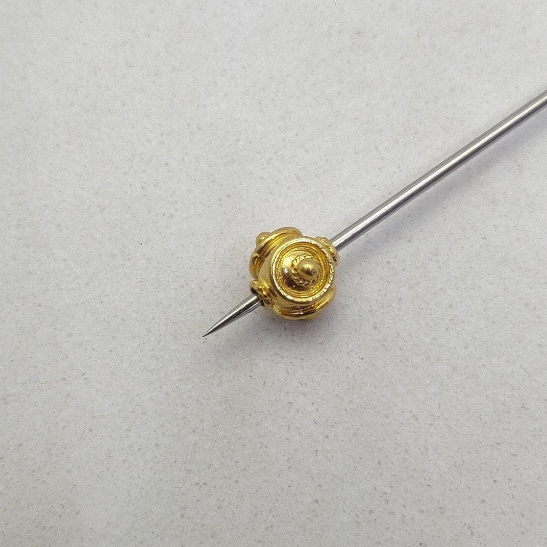 18 Karat Gold Unique Fancy Rondelle Spacer Beads 7mm