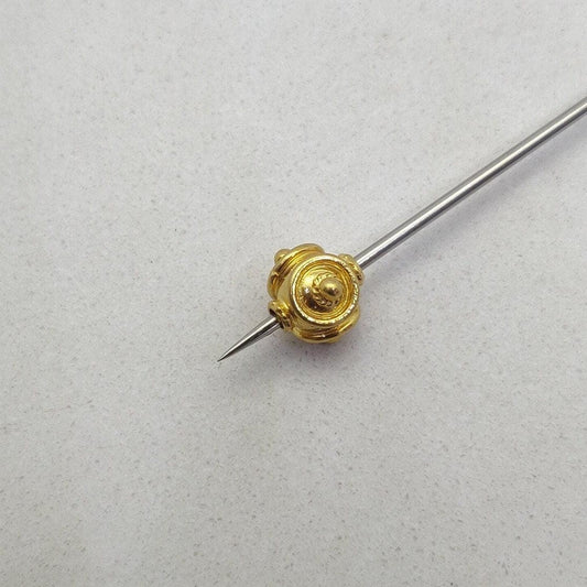 18 Karat Gold Unique Fancy Rondelle Spacer Beads 7mm - view 3