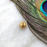 18 Karat Gold Rondelle Spacer Beads DIY Crafts 9x10mm