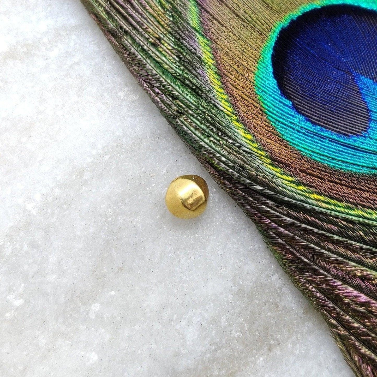 18 Carat Gold Plain Faceted Gold Spacer Bead Components Handcrafted Craft Supplies 6mm – Textured Finish